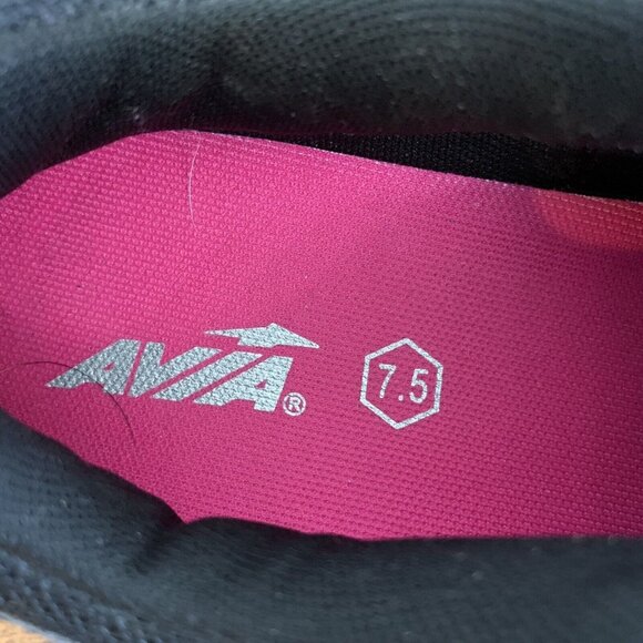 Womens Avia 7.5 Shock Absorbing Athletic Sneaker Shoe Kidcore Black Pink Shox - Picture 7 of 8